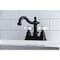 Kingston Brass KB1600PX Heritage 4" Centerset Bathroom Faucet, Matte Black KB1600PX - alternate 2